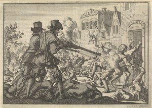 Mordet på de reformerte i Tirano, 1620 af Jan Luyken