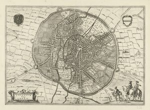 Plan af Leuven, 1581