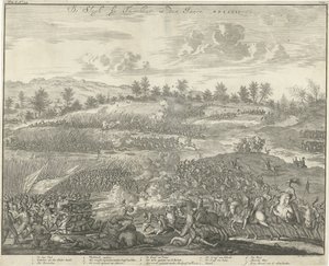 Slaget ved Turnhout, 1597 De Slagh af Turnhout i den Jaere MDXCVII (titel på objekt) af Jan Luyken
