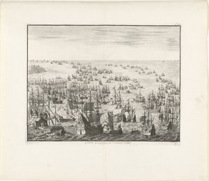 Den spanske armadas forlis i 1588, ca. 1680 af Jan Luyken