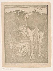 mælkepige af Jan Mankes (signed by artist)