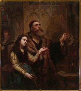 Den blinde Wit Stwosz med sit barnebarn af Jan Matejko