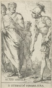 Popilius Laenas tegner en cirkel L