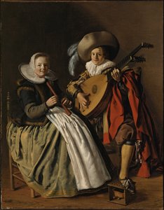 Duetten, ca. 1629 (olie på lærred)