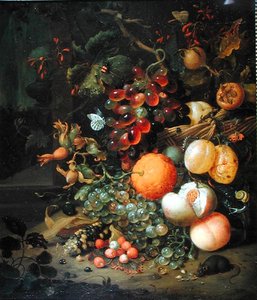 Stilleben med frugt, 1704