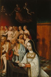 De retfærdiges og donors sjæle, ca. 1520 af Jan Mostaert