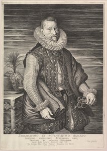 Portræt af Albert, ærkehertug af Østrig, suveræn i det sydlige Nederland, 1615. af Jan Muller