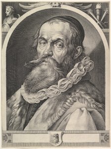 Portræt af Hendrick Goltzius, ca. 1617. af Jan Muller