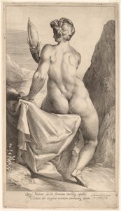 Forsigtighed af Jan Muller, after Adriaen de Vries