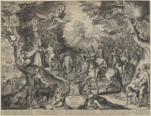 Allegori om blomstrende stat i de forenede provinser af Jan Pietersz Saenredam