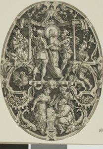 Arrestation af Kristus, fra Passion of Christ af Jan Sadeler I