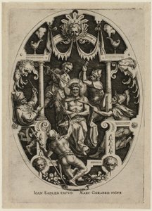 Kroning med torne, fra Passion of Christ af Jan Sadeler I