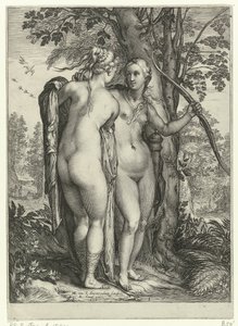 Diana og en nymfe foran et træ Diana og hendes nymfer (serietitel)