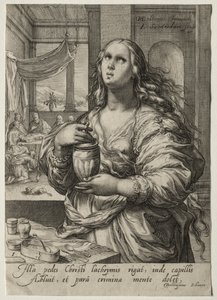 Heltinder i Det Nye Testamente: Maria Magdalena af Jan Saenredam