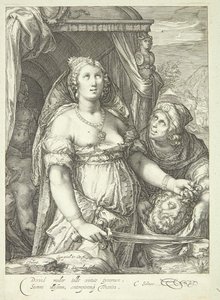 Judith med Holofernes hoved af Jan Saenredam