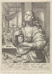 Maria Magdalene Berømte kvinder i Det Nye Testamente (serietitel) af Jan Saenredam