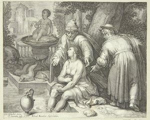 Susanna og de ældste af Jan Saenredam