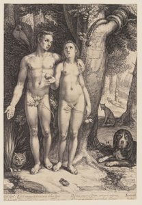 Menneskets fristelse af Jan Saenredam