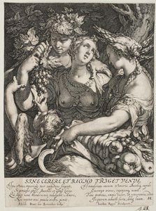 Alliancen af Venus med Bacchus og Ceres af Jan Saenredam