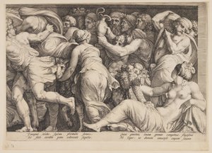 Afstraffelsen af Niobe (planche 8) af Jan Saenredam