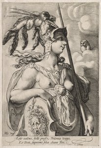 Tre gudinder, ca. 1595. af Jan Saenredam