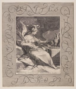 Vanitas Vanitatum et Omnia Vanitas af Jan Saenredam