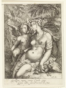 Venus forelsket af Jan Saenredam