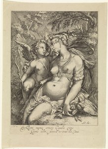 Venus forelsket af Jan Saenredam