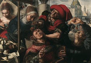 Kirurgi, 1550-1555 af Jan Sanders Hemessen van