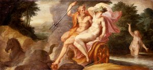 Voldtægt af Proserpina (Ratto di Proserpina), af Jan Soens også kendt som Flamish, slutningen af det 16. århundrede