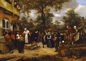 Ægteskaber i landsbyer af Jan Steen