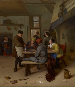 Kortspillere på et værtshus af Jan Steen