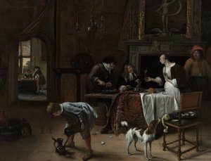 Hvad der kommer let går let af Jan Havickszoon Steen