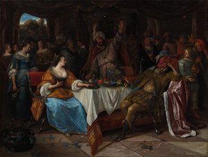 Ester, Ahasverus og Haman