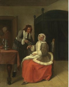 Elskere af vin af Jan Steen