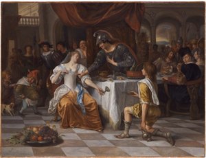 Anthony og Cleopatras banket af Jan Steen