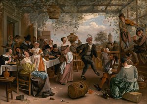 Det dansende par, 1663.