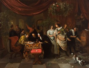 Ægteskabet mellem Tobias og Sarah af Jan Steen