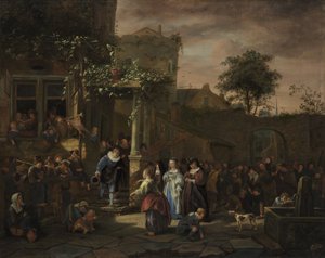 Landsbyens bryllup af Jan Steen