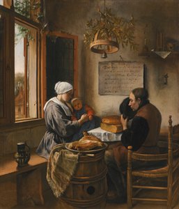 Bønnen før måltidet af Jan Steen
