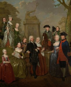 Portræt af Theodorus Stift i Vliet og hans Familie Portræt af Theodorus Stift i Vliet og hans familie