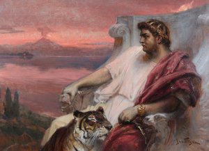 Nero at Baiae, af Styka, Jan