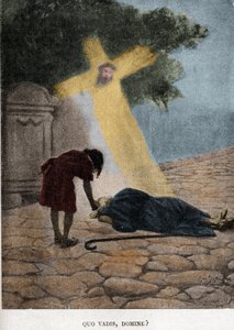 Quo vadis dominerer? (Kapitel XXIII) illustration af JAN STYKA (1858-1925) til romanen "Quo Vadis" af Henryk Sienkiewicz.