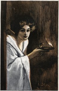 illustration af JAN STYKA (1858-1925) til romanen "Quo Vadis" af Henryk Sienkiewicz.