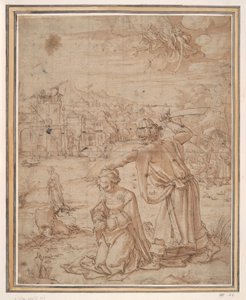Halshugning af St. Barbara af Jan Swart Van Groningen
