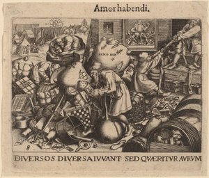 Hver mand af Jan Theodor de Bry after Pieter Bruegel the Elder