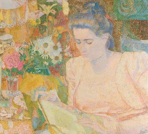 Portræt af Marie Jeanette de Lange. 1900 af Jan Toorop