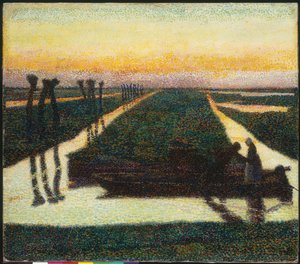 Pants In Waterland (olie på lærred) af Jan Toorop