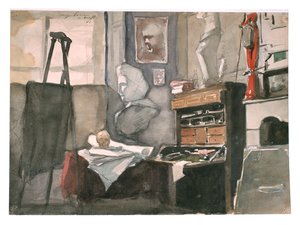 Mit værelse i Delft af Jan Toorop