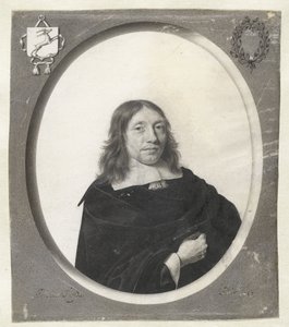 Portræt af Gijsbert van der Hoeven af Jan Thopas
